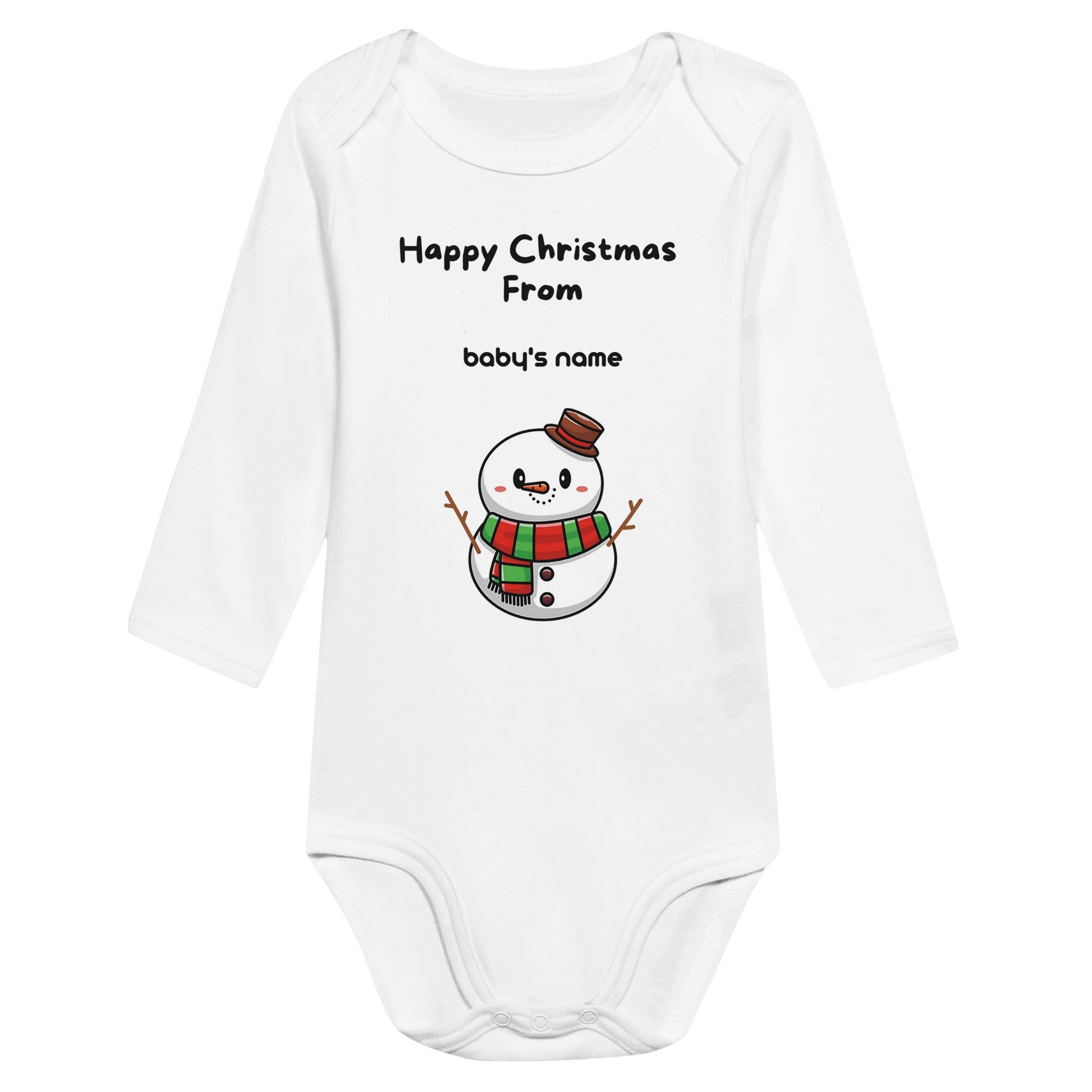 Snowman onesie orders baby